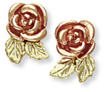 Landstroms rose earrings