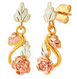 Landstroms rose earrings