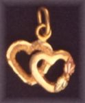 Landstroms two heart pendant