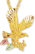 Mt. Rushmore eagle pendant