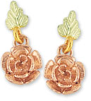 Mt Rushmore rose earrings